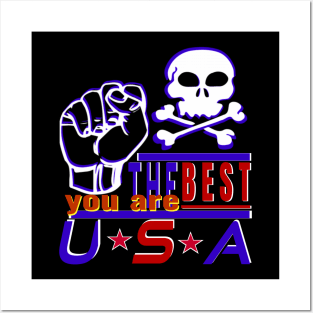 You Are The Best USA Design The Strongest Sea Pirates- Iron Hand Posters and Art